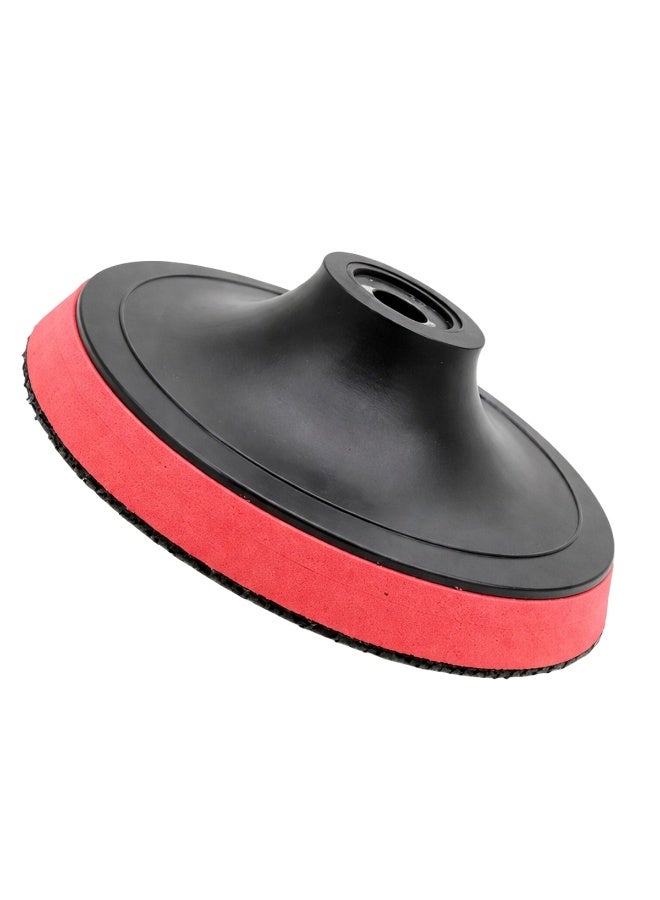 قرص تلميع مقاس 7 بوصات مع وسادة إسفنجية - ملحق للمثقاب وآلة التلميع، وسادة تلميع بخطاف وحلقة للتشميع والتلميع والتنعيم، أداة لتفصيل السيارات (لا يشمل آلة الصنفرة). - Image 4